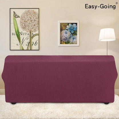 Easy-Going sofa cover — Soft stretch fabric with elastic bottom for kids and pets