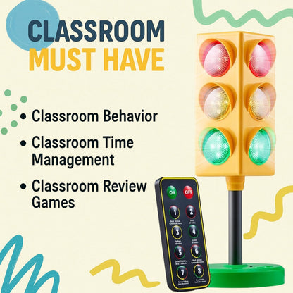 ArtCreativity lamp — 8 modes with remote and real traffic light rotation mode
