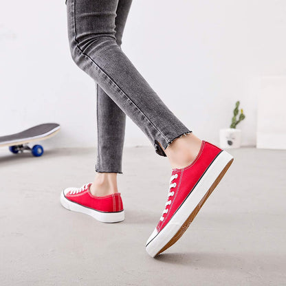 ZGR women's canvas low top sneaker - classic casual style for women