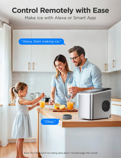 GoveeLife smart ice maker — Portable machine with self-cleaning feature and voice remote