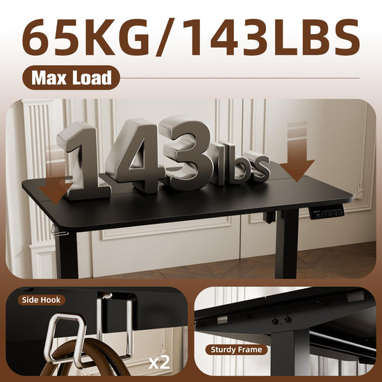 Desk — Adjustable standing design by Ergomaker