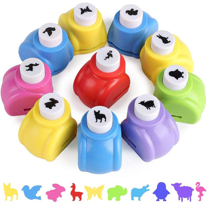 LoveInUSA hole punch set — 10 pack shapes for crafting and projects