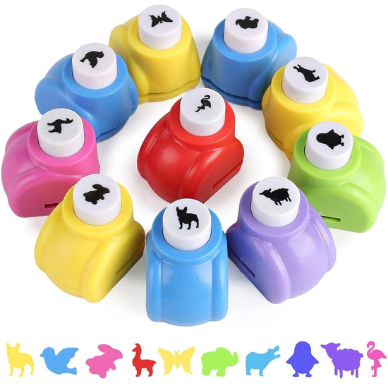 LoveInUSA hole punch set — 10 pack shapes for crafting and projects