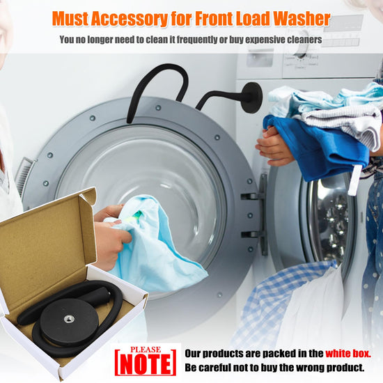 Front load washer door prop - removable door stopper with magnetic base 2.6 inch