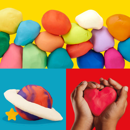 Play Doh Modeling Compound 10-Pack Case of Assorted Colors, Non-Toxic 2 oz. Cans, Back to School Gifts, Prizes, & Party Favors, Preschool Toys for Kids, Ages 2+ (Amazon Exclusive)