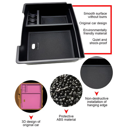 Auto accessory — AOMSAZTO center console insert organizer for 2010-2024 Toyota 4Runner