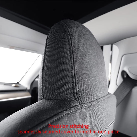 Vehicle seat cover — Custom fit leather for Tesla Model Y 2020-2025 5 seats
