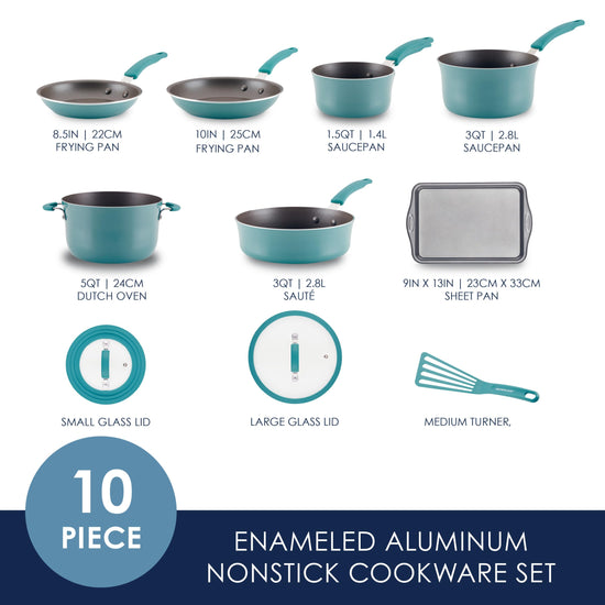 Rachael Ray cookware set — Nonstick pots and pans
