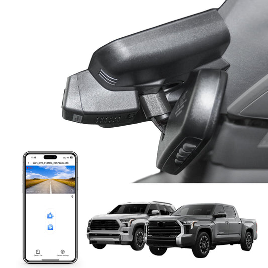 Mangoal 4K dash cam with WiFi and GPS for Toyota Tundra and Sequoia 2022-2026
