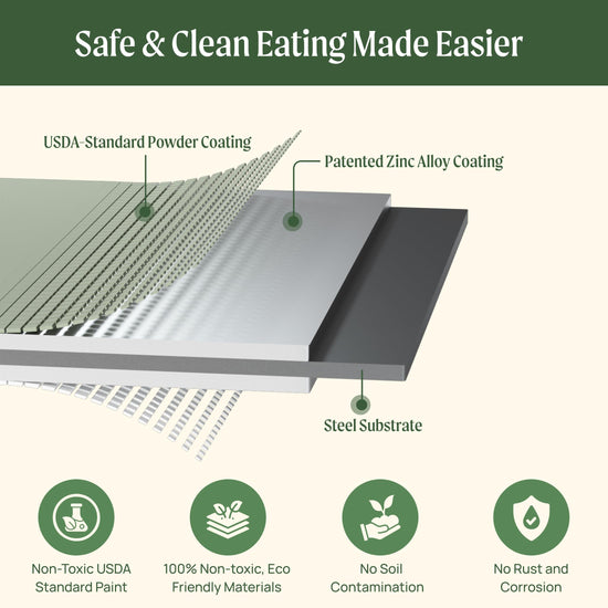 Modular Raised Garden Bed — 17" Tall, 6-in-1 Configuration | Olive Green