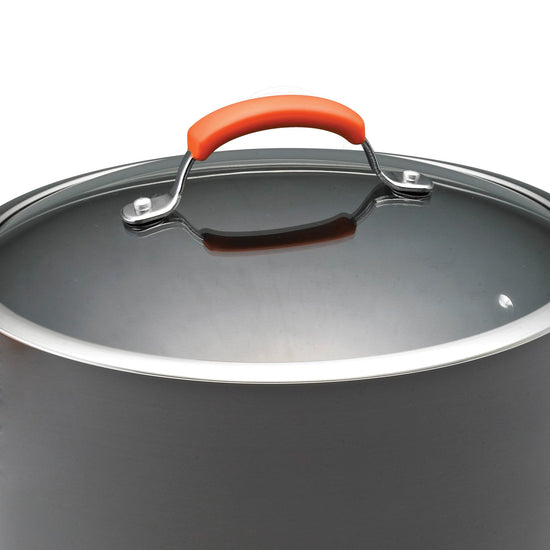 Rachael Ray sauté fry pan — classic brights hard anodized nonstick design