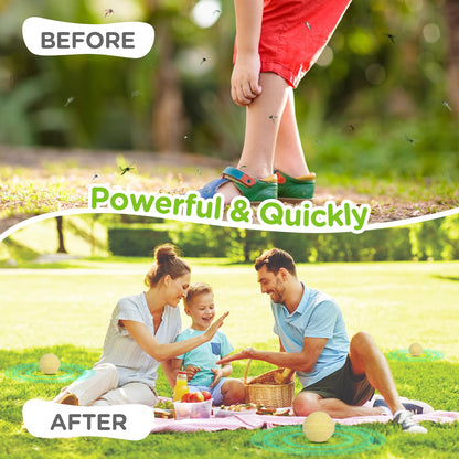 Mosquito Repellent Outdoor Powerful Outdoor Mosquito Repellent for Patio 10 Pack Mosquito Repellent Outdoor for Yard, Camping, Child&Pets Friendly