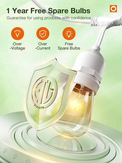 addlon string lights - waterproof design
