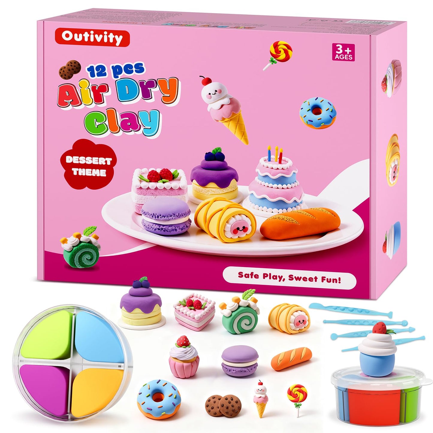 Air Dry Clay Kit for Kids