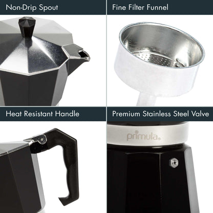 Primula stovetop espresso and coffee maker - classic design