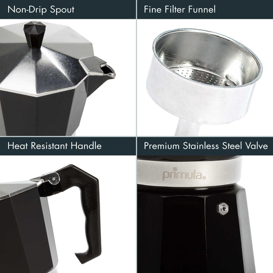 Primula stovetop espresso and coffee maker - classic design