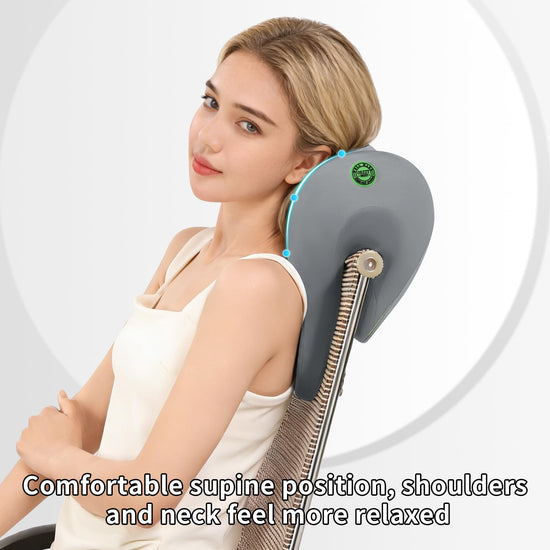 OSZZT body positioner — adjustable neck support with removable cover in gray