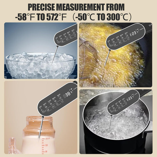 Meat thermometer — Ultra-fast instant read with high accuracy and waterproof design