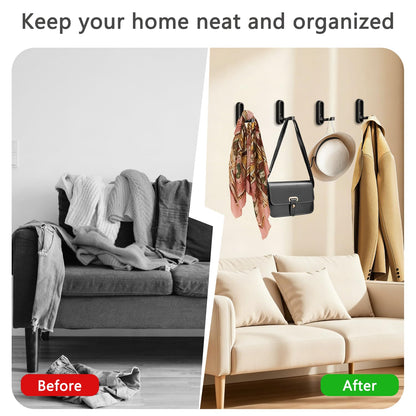Storage hook — Foldable wall design with 40 lbs capacity for space saving