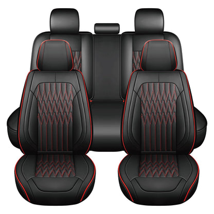 Vehicle seat cover — Waterproof faux leather with cup holder access and easy install