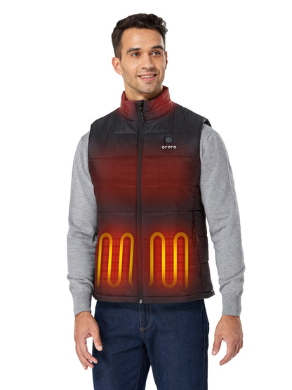 ORORO heated vest — lightweight and rechargeable