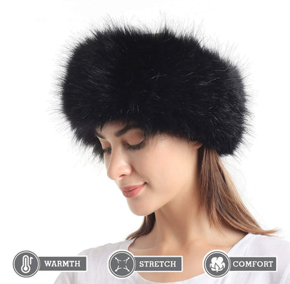 Hairband — Faux fur design from LA CARRIE for winter warmth and comfort