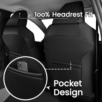 Vehicle seat cover — Custom fit faux leather for Toyota Corolla Cross 2021-2026