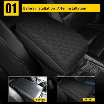 AOMSAZTO armrest covers — console pad for 2016-2021 Jeep Cherokee