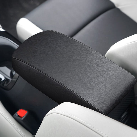 AOMSAZTO armrest covers — black console cushion for Corolla 2014-2019