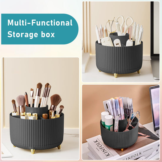 Caddy — 360° rotating makeup brush holder by Diesisa