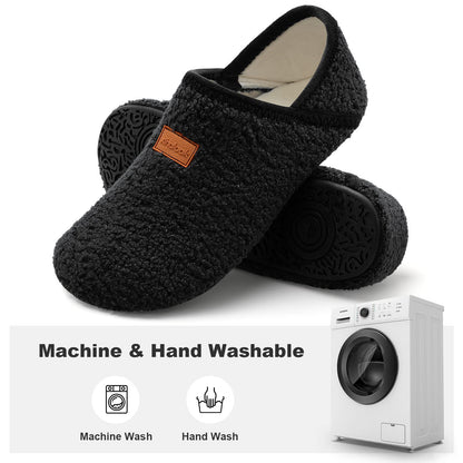 Xihalook slippers — Cozy sock shoes with soft rubber sole for indoor/outdoor use