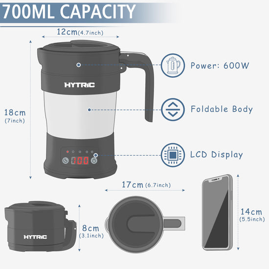 Electric water boiler — foldable design