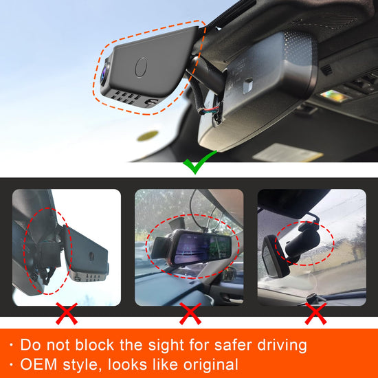 Mangoal onboard camera — front 4K and rear 1080P for Ford Maverick 2025 2026
