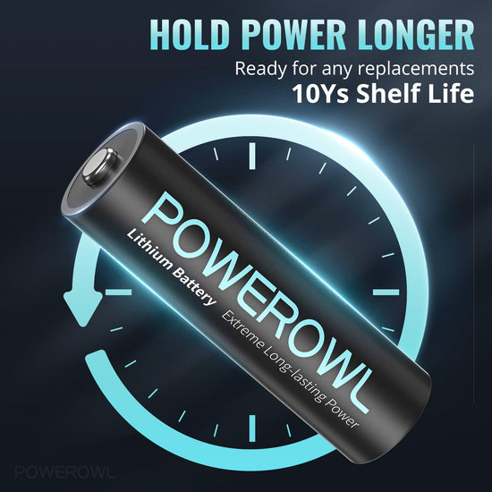 Lithium AA batteries — long-lasting power source for devices.