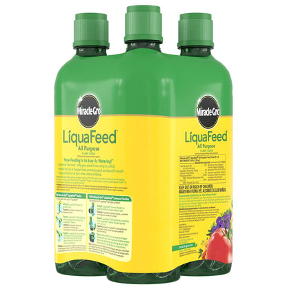 Miracle-GRO fertilizer — liquaFeed all purpose formula