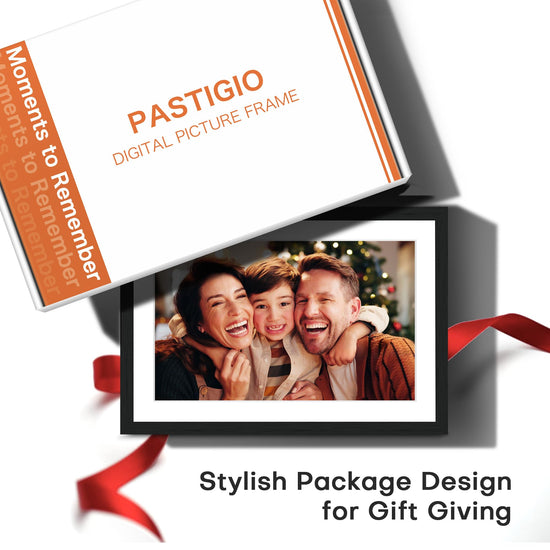 Pastigio digital picture frame — 10.1 inch 1080P touch screen with 16GB memory