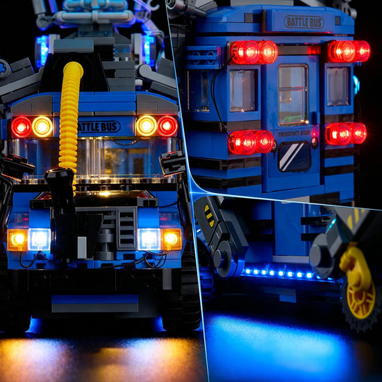 Kyglaring Light Kit for LEGO 77073 Fortnite Battle Bus Set, Lights Only