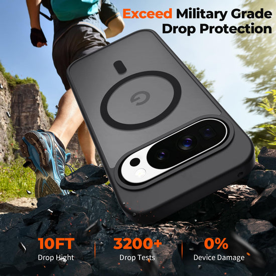 Cellular phone case — Built-in magnets and military grade drop protection