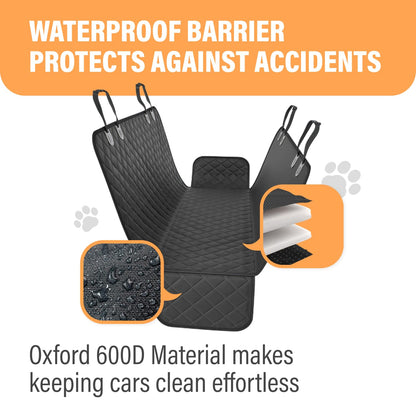 Active Pets vehicle seat cover — waterproof backseat protector for dogs