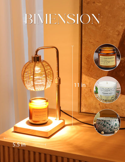 Yohonk lamp — candle warmer with timer and dimmable feature for home decor