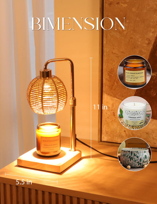 Yohonk lamp — candle warmer with timer and dimmable feature for home decor