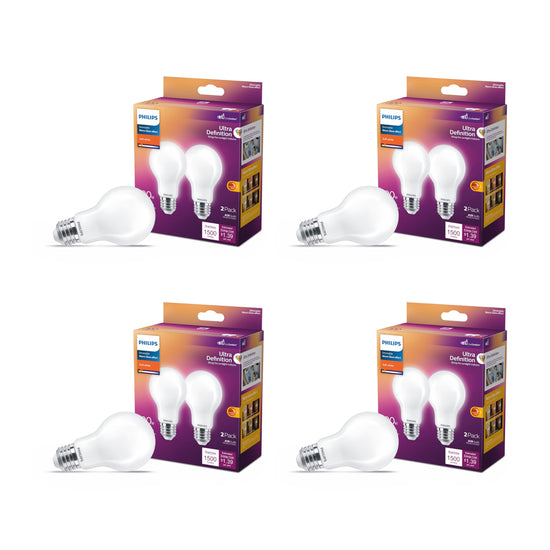 Philips LED A19 dimmable flicker free light bulbs