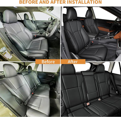 Vehicle seat cover — Custom fit for Subaru Outback 2020-2025 full set black