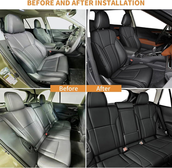Vehicle seat cover — Custom fit for Subaru Outback 2020-2025 full set black