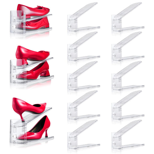 ITEM_STAND — Tooknin shoe slots organizer for closet space saving storage solution.