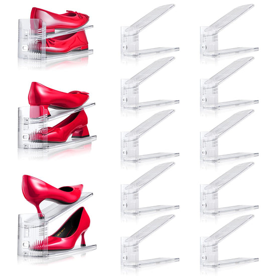 ITEM_STAND — Tooknin shoe slots organizer for closet space saving storage solution.