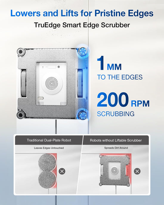 Robotic vacuum cleaner — Window cleaning robot by ECOVACS