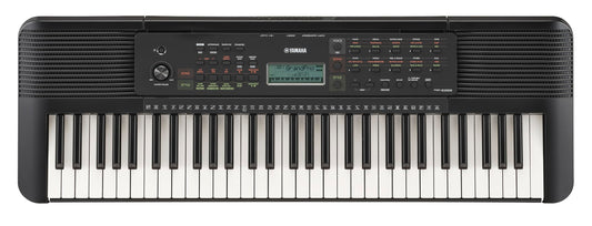 Portable keyboard with touch sensitive keys and music rest for beginners, power adapter included