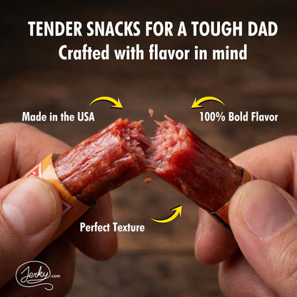 Jerky.com meat sticks variety pack - low sugar and high protein snacks for adults