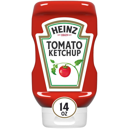 Heinz ketchup — classic tomato flavor in a 14 oz bottle